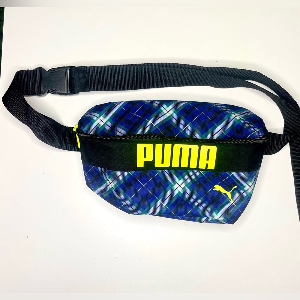 *Brand New* Puma Plaid Rhythm Hip Sack Fanny Pack BackPack Crossbody Bag